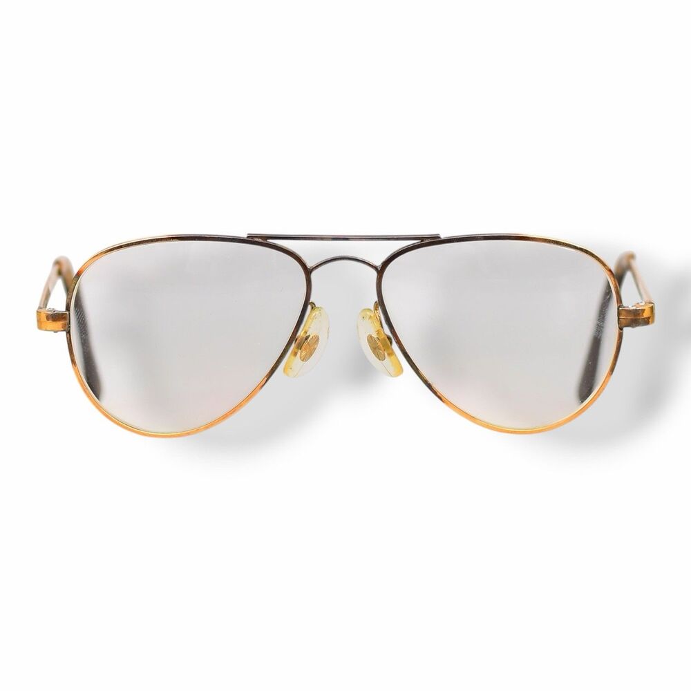 Vtg Cottet Gold Pilot Aviator Eyeglass Frames France Frame Only